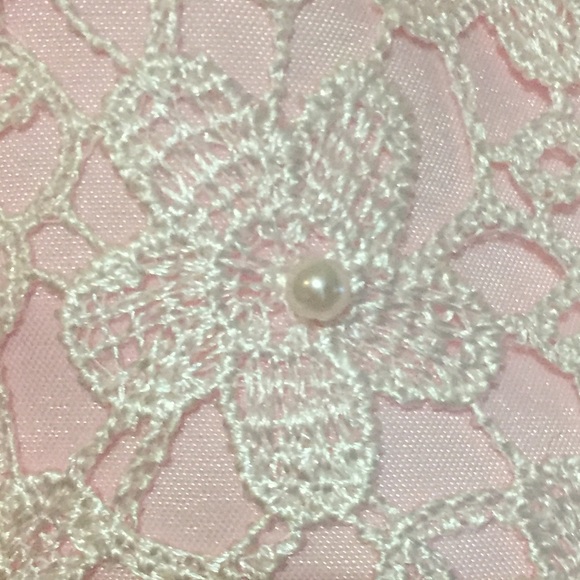 A - Line Sweetheart Short Lace Dress - Picture 6 of 6